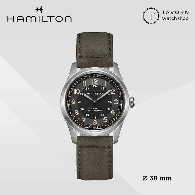 นาฬิกา Hamilton Khaki Field Titanium Auto 38mm รุ่น H70205830