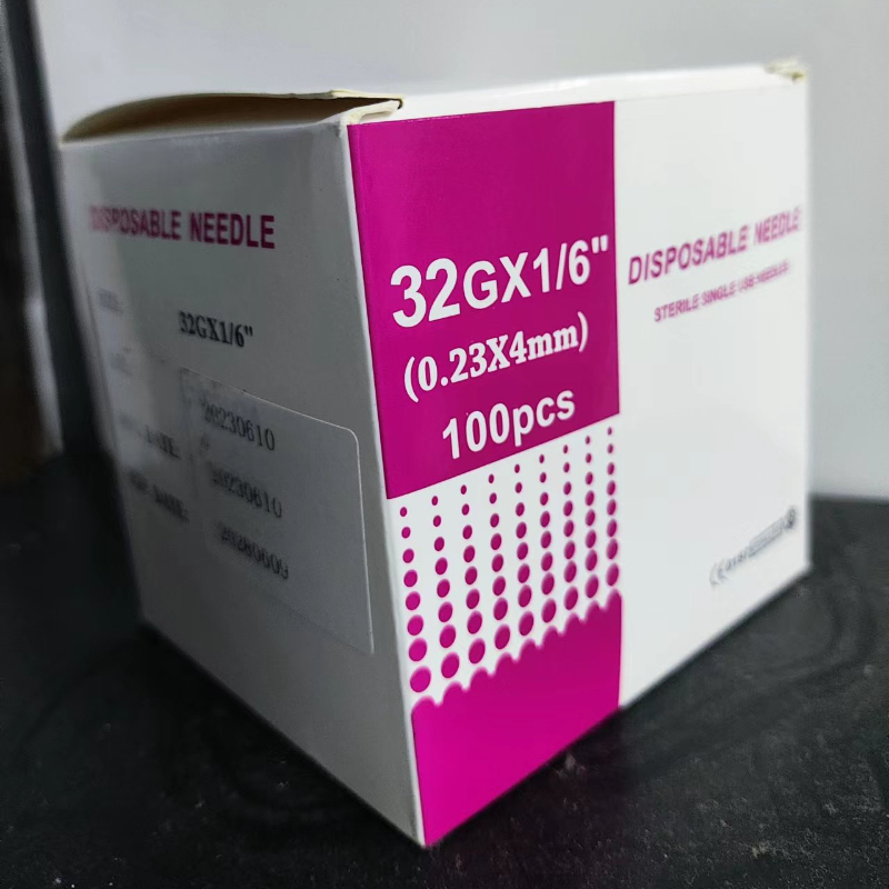 บรรจุภัณฑ์ใหม่หนึ่ง needle -เข็มขนาดเล็ก 32G 4 มม./6 มม./13 มม. เหมาะสำหรับการรักษาผิวหนังชั้นนอก