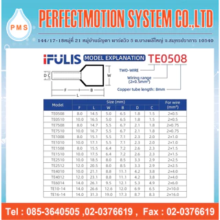 หางปลาคอร์ดเอ็น (แบบคู่หุ้มฉนวน) สินค้าส่งจากไทย