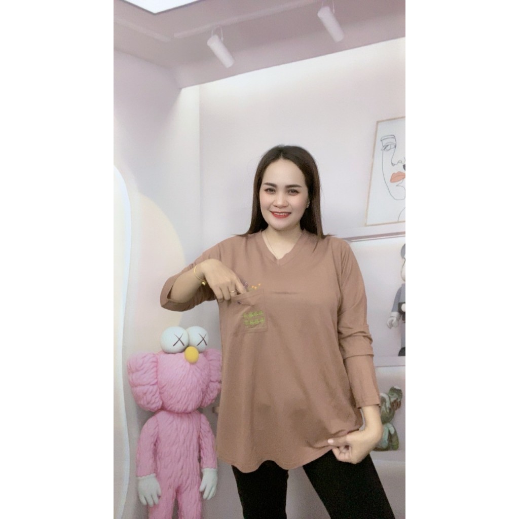 เสื้อยืด เสื้อทำงาน มี 10สี รอบอก48-50 นิ้ว  เสื้อแขนยาว รุ่น2523-คนสวน