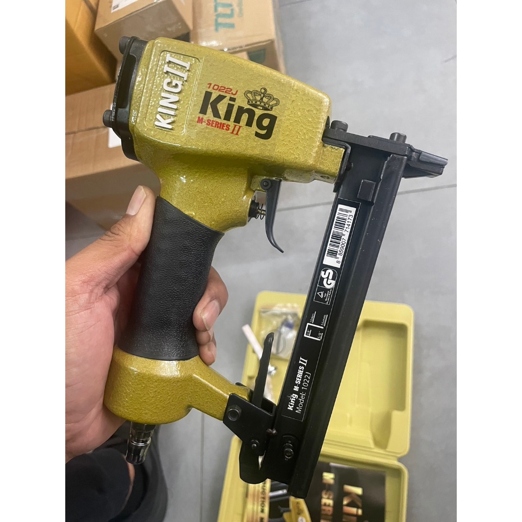 1022JGOLD-II รุ่นใหม่ M-Series II ปืนลม แม็กลม ขาคู่ 22 มิล KING ทอง สินค้าเเท้รับประกันจากผู้เเทนจำห