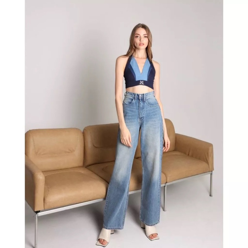 ส่งต่อ Merge Signature jeans สี Mist ไซส์ XL