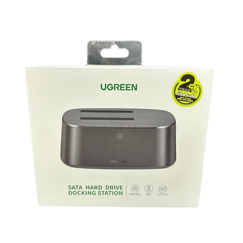 UGREEN CM198..50857 USB 3.0 to SATA Dual-Bay Hard Drive Cloner.