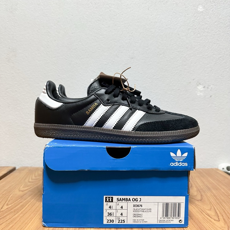 Adidas samba black 36.5/23 มือสอง**กล่อง+ป้าย