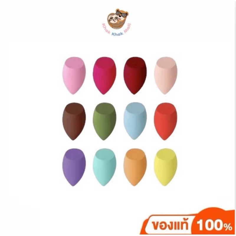 พร้อมส่ง+ส่งเร็ว คละสี พัฟฟองน้ำ รูปทรงไข่ สำหรับแต่งหน้า ฟองน้ําแต่งหน้า เกลี่ยรองพื้น บีบี