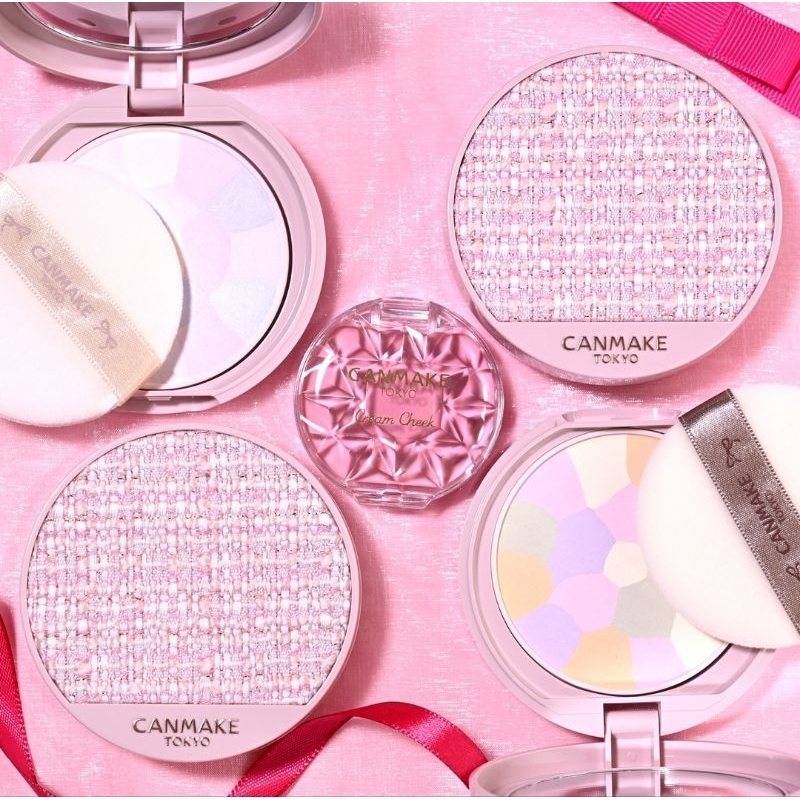 (พร้อมส่ง Limited แพคเกจผ้าทวิต) Canmake Mashmellow Finish Powder Abloom แคนเมก แป้งนางฟ้า ปรับผิวนวลเนียนแก้จุดบกพร่อง