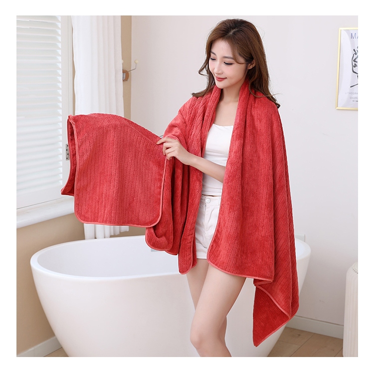 ผ้าเช็ดตัว เช็ดหัว เเละเช็ดหน้า【ขนาด90x170ซม.ขนาด70x140ซม.】ผ้าขนหนูอาบน้ำ ขนนุ่ม ซับน้ำดี ผืนใหญ่ห่อตัวได้ ราคาถูกนุ่ม