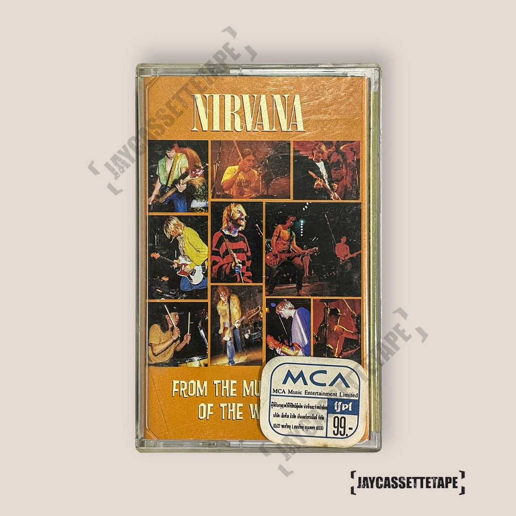 Nirvana From The Muddy Banks Of The Wishkah เทปเพลง เทปคาสเซ็ต เทปคาสเซ็ท Cassette Tape เทปเพลงสากล