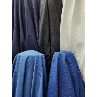 ผ้ายีนส์เทียม เนื้อเงา หน้า 58" สีสวยๆ