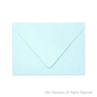 555paperplus (50ซอง) ซองใส่การ์ด 5x7 นิ้ว หนา100g. No.8 1/2 ปอนด์ ฝายุโรป 4 สี สำหรับ ซองงานแต่ง การ์ดแต่งงาน