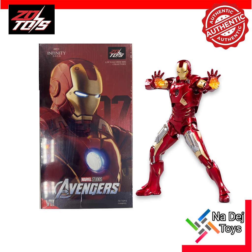 ZDToys Iron Man Mk 7 1/10 Figure แซดดีทอยส์ ไอรอนแมน มาร์ค 7 ขนาด 1/10 ฟิกเกอร์