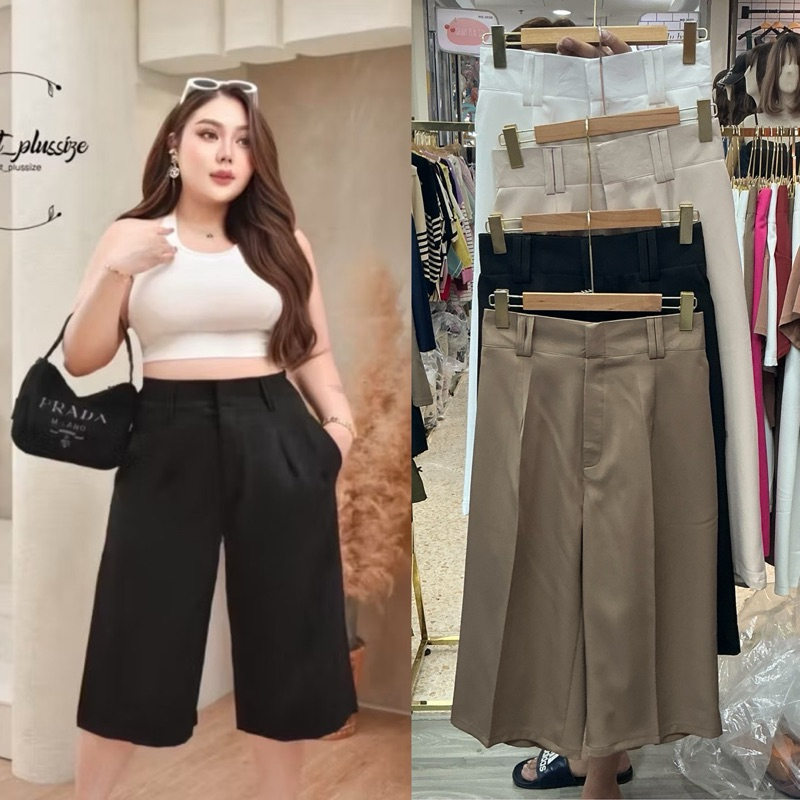 เข้าเพิ่ม พร้อมส่งค่า /BT/ กางเกงสาวอวบ ขา5ส่วน bigsize ตะขอหน้าคู่ #กางเกงไซส์ใหญ่ สาว อ้วน พลัสไซส์