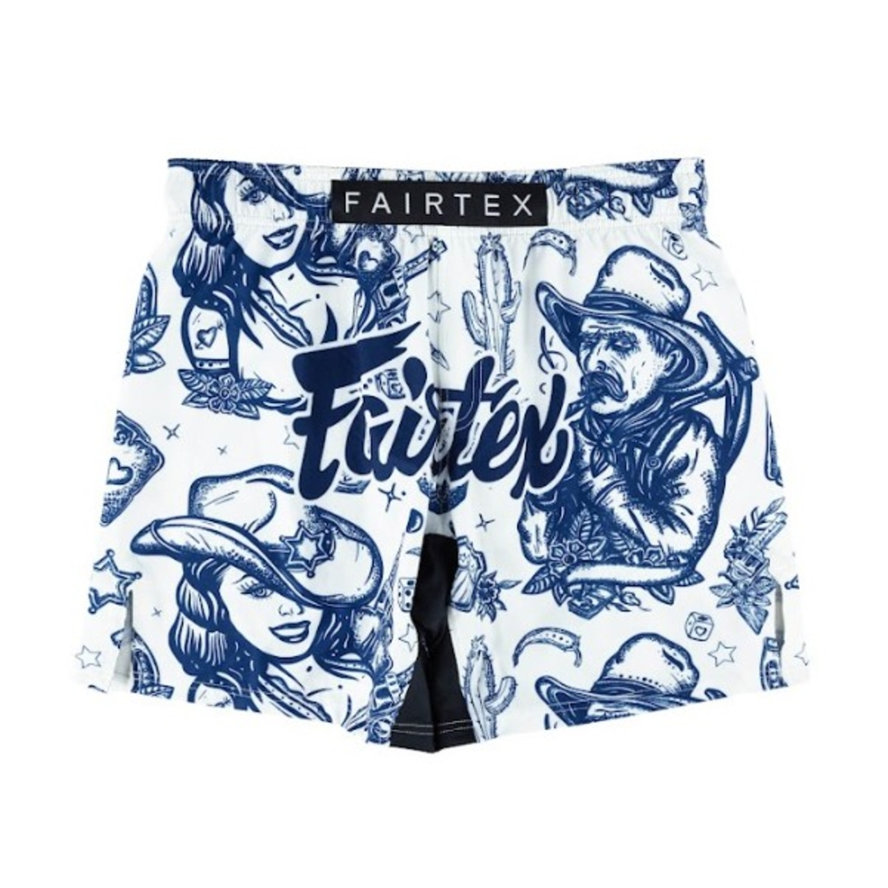 Fairtex กางเกง กางเกงกีฬา กางเกงมวย รุ่นพิเศษ AB24 Board Shorts - White