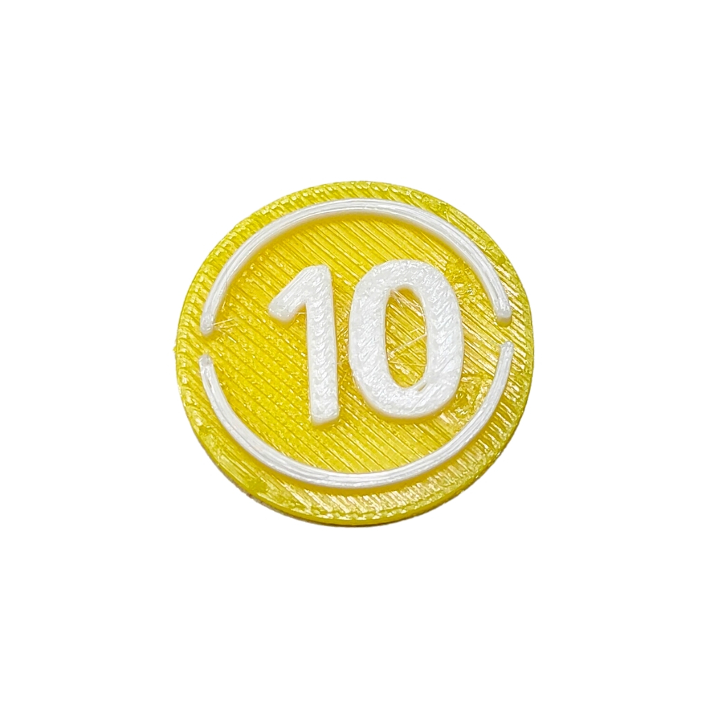 Pokemon TCG Tokens และ Damage Counters – โทเคนสำหรับการเล่นเกมการ์ดโปเกมอน [3D Print]