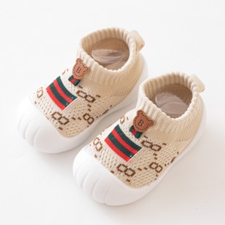 รองเท้าหัดเดิน ผ้าตาข่ายระบายอากาศสำหรับเด็ก 0-3 ปี เด็กชายแ…