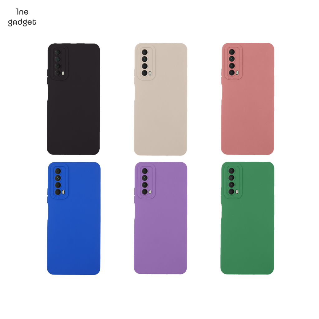 เคส สำหรับ Huawei Y7a เคสซิลิโคนนิ่ม กันกล้อง สีพาสเทล TPU หนา