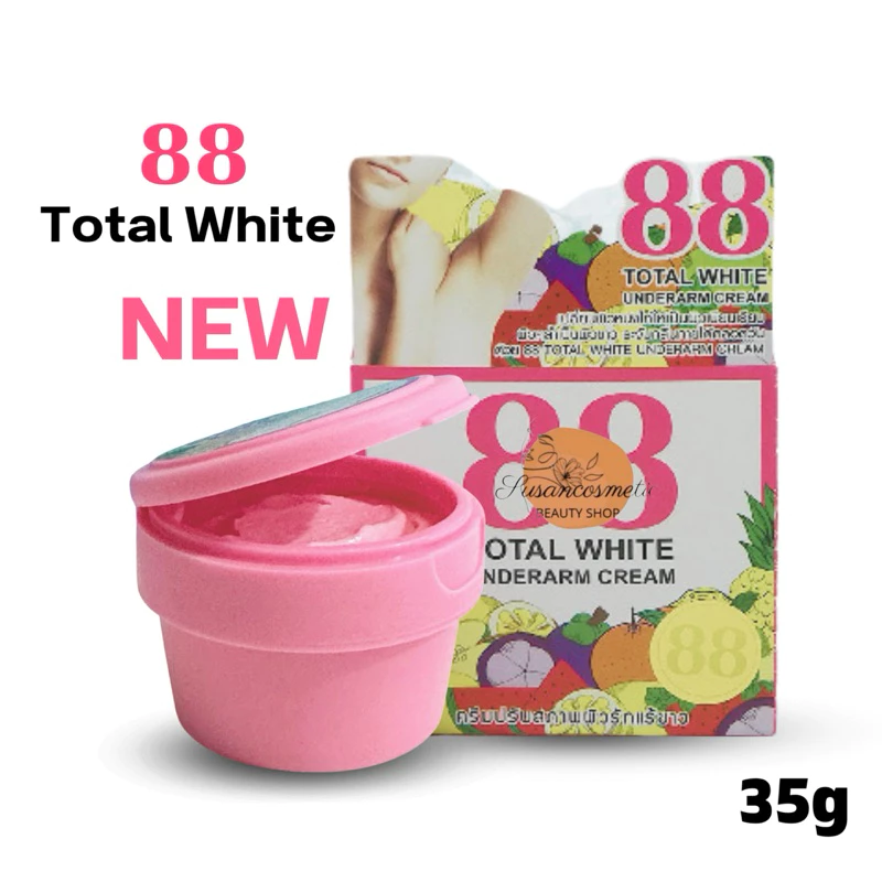 รักแร้ NEW 88 โทเกิล ครีม บำรุงผิวใต้วงแขน ระงับกลิ่นกาย ทารักแร้ขาว white underarm cream 35g “ กระปุกสีชมพู “