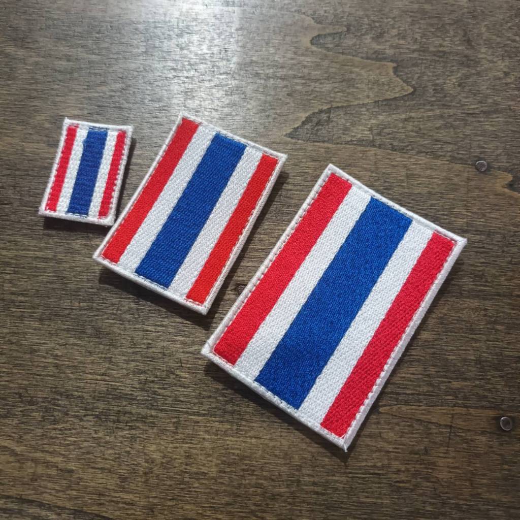 Tec40 VELCRO PATCH THAILAND ไทย อาร์มตีนตุ๊กแก ธงชาติ Tec40store ไรท์สาระกับครูแว่น