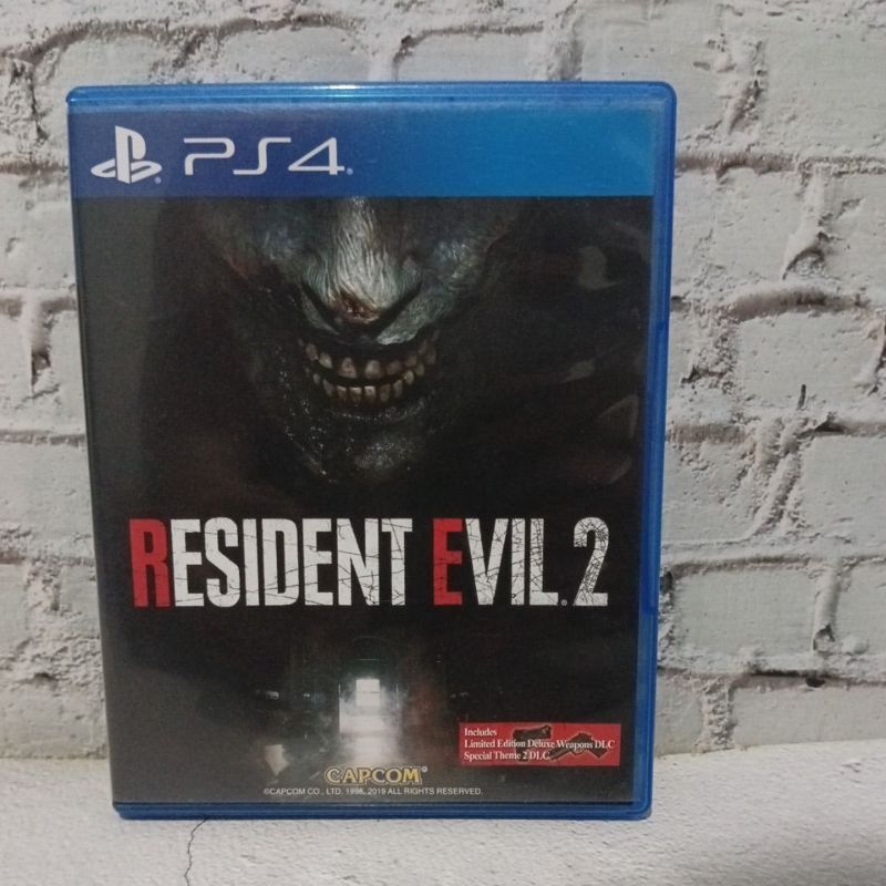 แผ่นเกมส์ PS4 RESIDENT EVIL 2  มือสอง