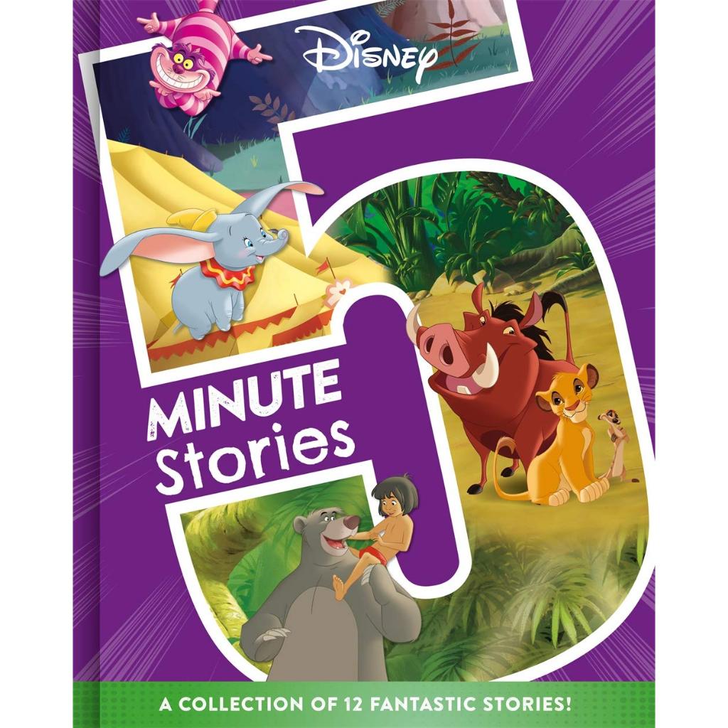 DKTODAY หนังสือ DISNEY 5 MINUTE STORIES (12 FANTASTIC STORIES)