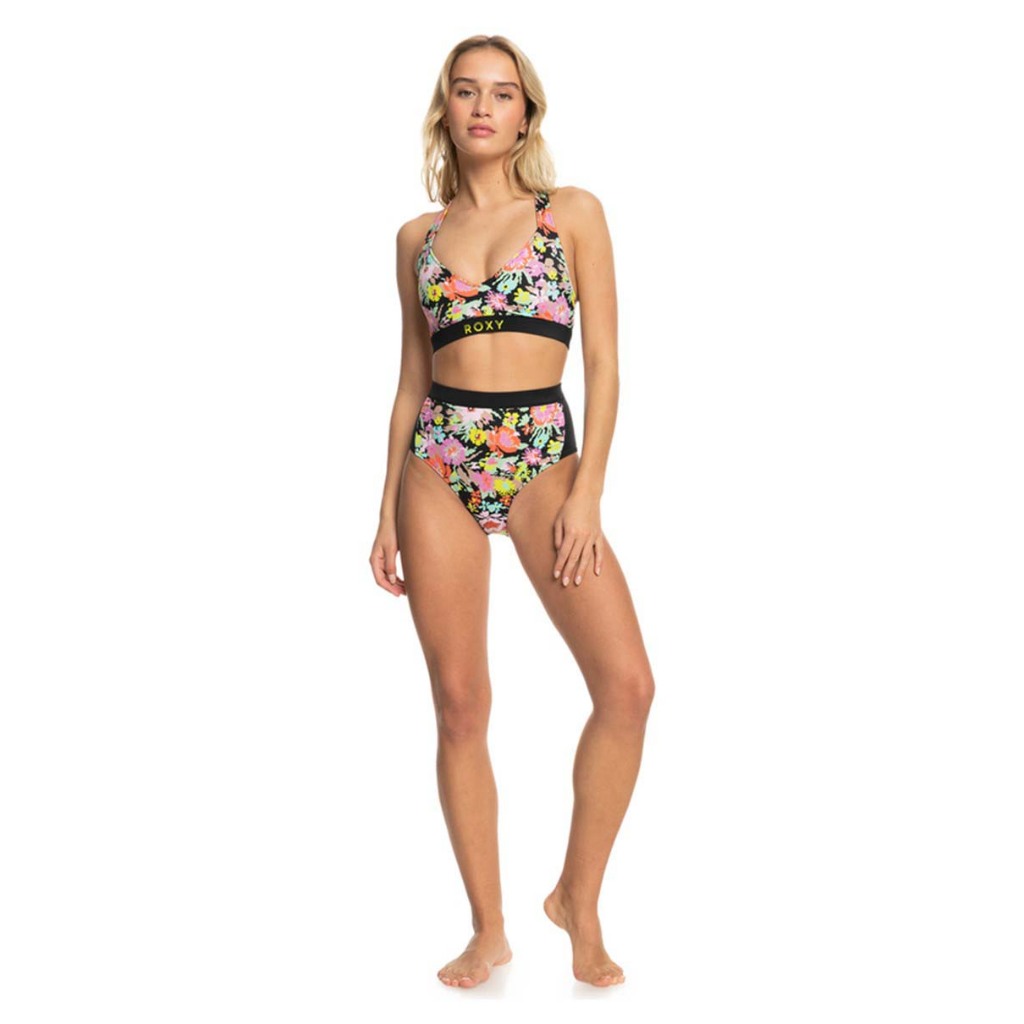 ROXY ชุดว่ายน้ำทูพีชสำหรับผู้หญิง ROXY ACTIVE AOP FLORAL BIKINI SET 234 TRJX223314-KVJ6