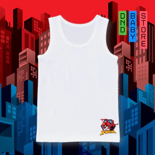 เสื้อกล้ามเด็ก เสื้อซับในลายสไปเดอร์แมน Spiderman ลายสวย ผ้านุ่มใส่สบายซักแล้วไม่ยับ 10-50 กิโล S-3XL #เสื้อกล้าม