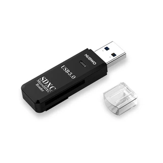 NUBWO NCR150 CARD READER USB 3.0 รองรับ Micro SD/Micro SDHC/SD Card/TF Card ความเร็ว 5Gbps