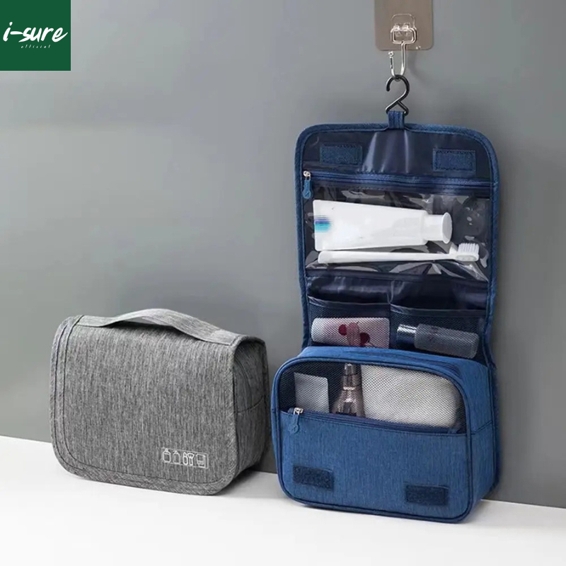 [พร้อมส่ง] กระเป๋า wash bag กระเป๋า travel bag สามารถ แขวน ผนัง ได้ กระเป๋าใส makeup bag กระเป๋าพกพา