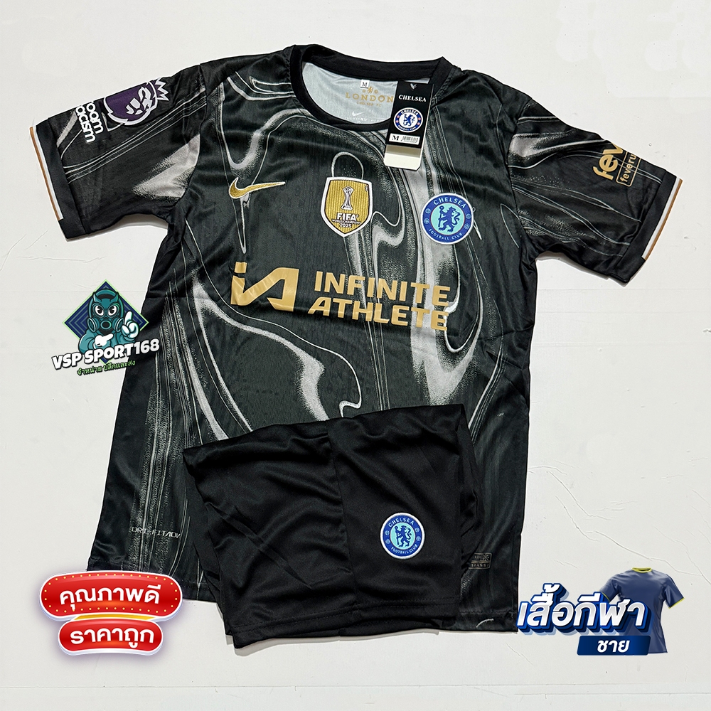 เสื้อกีฬา เสื้อบอล CHE ได้ทั้งชุด ปี2024/5 ใหม่ล่าสุด (เสื้อบอลและกางเกงบอล)