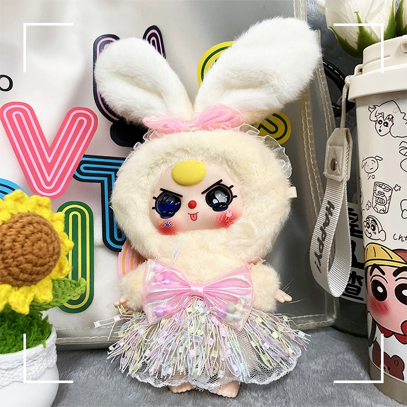 ชุด Baby Three macaron ชุด liila lucky cat พร้อมส่งจากไทย ไม่รวมตัวตุ๊กตา ชุดเบบี้ทรีมาการอง