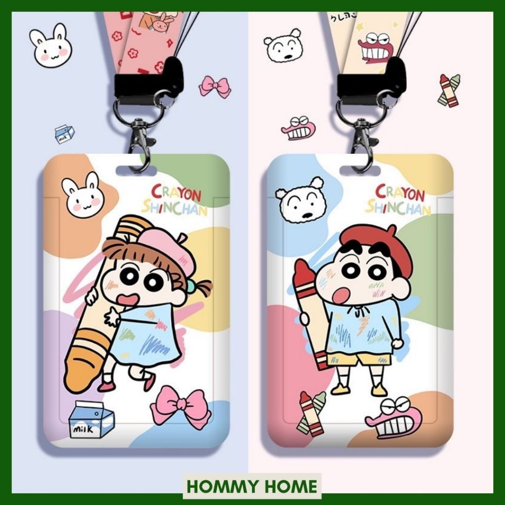 พร้อมส่งจากไทย ป้ายชื่อพร้อมสายคล้อง ป้ายใส่บัตร ป้ายใส่บัตรพนักงาน ป้ายใส่คีย์การ์ด ซองใส่บัตรลายการ์ตูน ซองใส่การ์ด