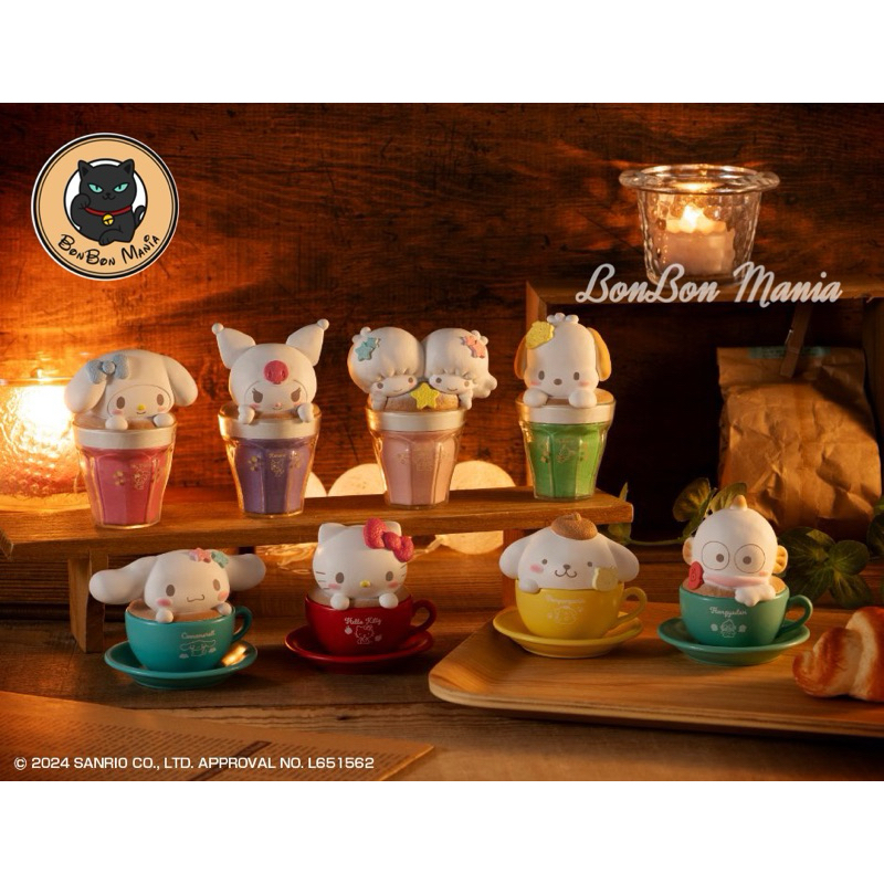 [แบบแยก]☕️Sanrio Characters Latte Art Case Collection set