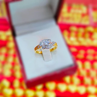 P05 แหวนเพชร swiss cz เกรดพรีเมี่ยม สวยหรู