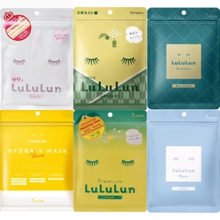 lululun mask moist balance 7 แผ่น มาส์กหน้า ลูลูลูน สูตรสตรอเบอร์รี่/สูตรมอย์สเจอไรซ์เซอร์ บาลานซ์