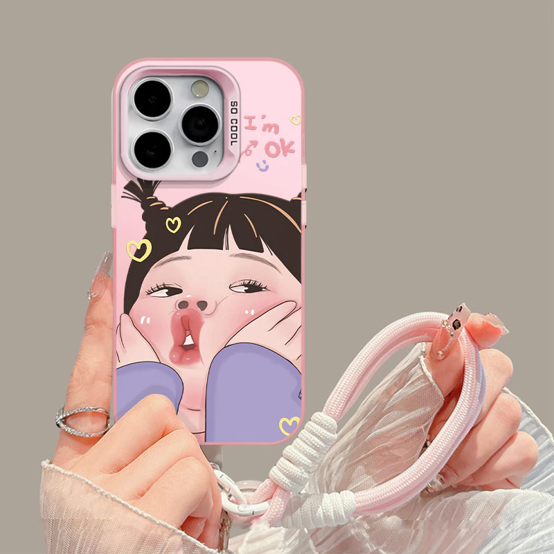 เข้ากันได้กับ ไอโฟน16 ไอโฟน 15 Pro Max iPhone 13 ไอโฟน11XSXR7p8p เคสโทรศัพท์เคสนุ่มน่ารัก HXMSCY249