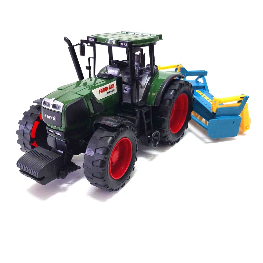 FARM TRACTOR รถฟาร์ม รถเกี่ยว รถการเกษตร มีลาน คันใหญ่ สีสัน สวยงาม สินค้า ตรงปก ส่งเร็ว จากไทย 7088