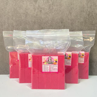 สบู่กกลูต้าเร่งใส สบู่ระเบิดขี้ไคล 10 ก้อน 500 กรัม แถมตาข่ายใบใหญ่ 1ใบ