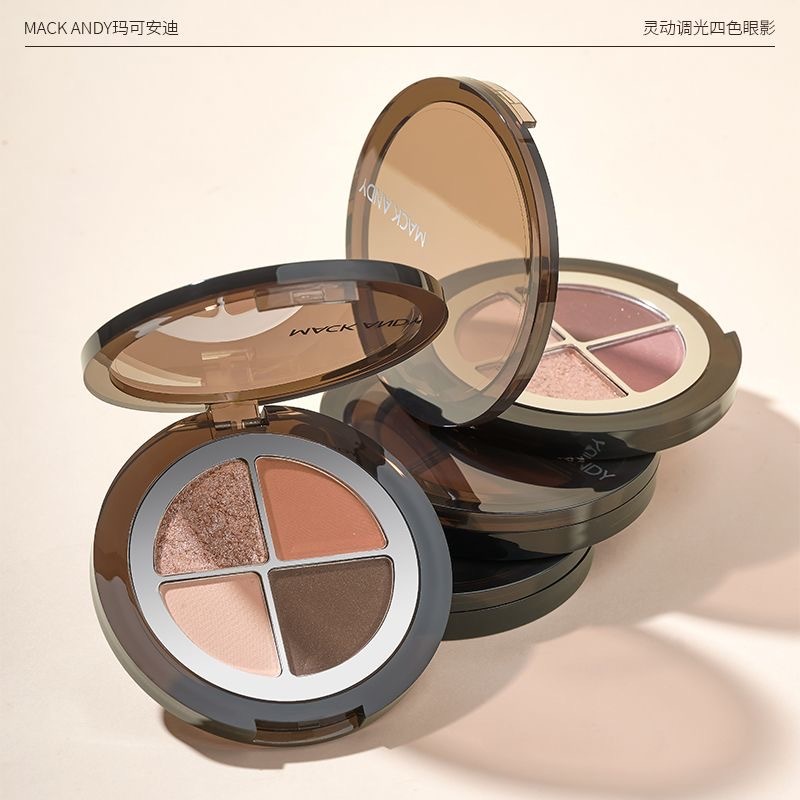 MACK ANDY Smart Dimming Eyeshadow Quad [MK841] อายแชโดว์ 4 ช่อง  เนื้อแมทและชิมเมอร์ ติดทนยาวนาน พร้อมส่ง