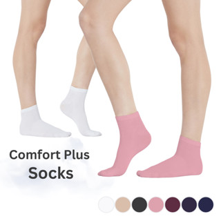 CHERILON เชอรีล่อน ถุงเท้า ถุงเท้าข้อสั้น เนื้อนุ่ม หนา ยืดห…