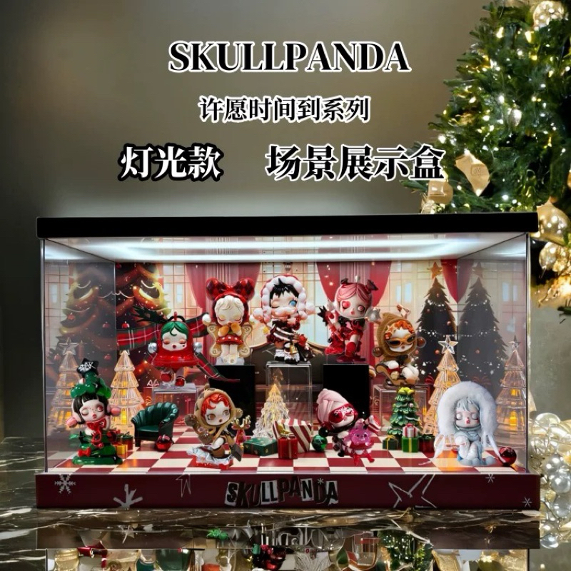 (Pre-orders) กล่องอะคริลิค กล่องใส่โมลเดล ลายเซ็ต Skullpanda Tell me what you want