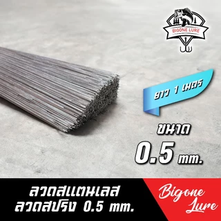 ลวดสแตนเลส ตกปลา แบบนิ่ม และ แบบ สปริง ลวดสเตนเลส 304 ลวดเชื่อม ลวดเติม