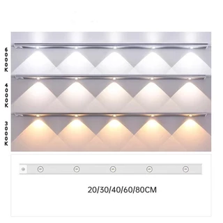 LED เซ็นเซอร์ร่างกายมนุษย์ไร้สายแบบหนา ไฟ LED เปลี่ยนสีได้ 3 สีไร้สาย LED ตู้ไฟแสดงตู้รองเท้าไฟแสดงผลรุ่นบางเฉียบ