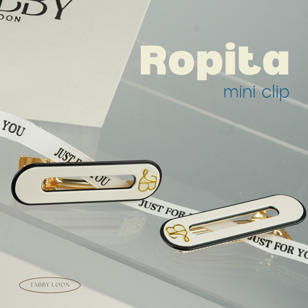 Tabby Loon Ropita mini clip กิ๊บหนีบผม2ข้าง set2pcs