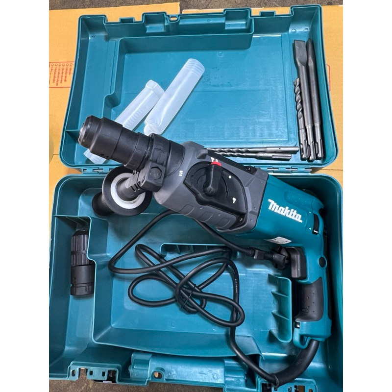 Makita สว่าน สว่านโรตารี่ 2-24  รุ่น HR2470F กำลัง 1500W รุ่น 3 ระบบ รุ่นถอดหัวได้ใหม่ล่าสุด