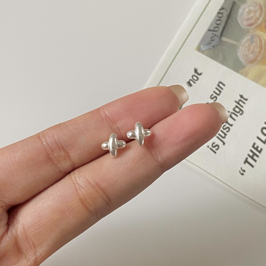 annita.silver - silver stud earrings | ต่างหูเงินแท้925 ต่างหูมินิมอล (ราคา / คู่)