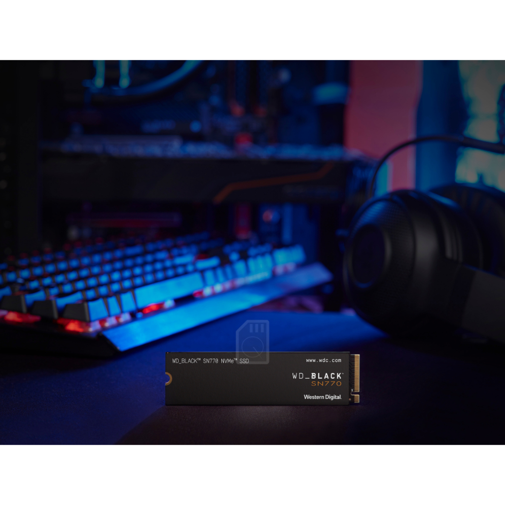 WD SSD (เอสเอสดี) WD BLACK SN770 - PCIe 4x4/NVMe M.2 2280  MemoryBiz รับประกัน 5 ปี