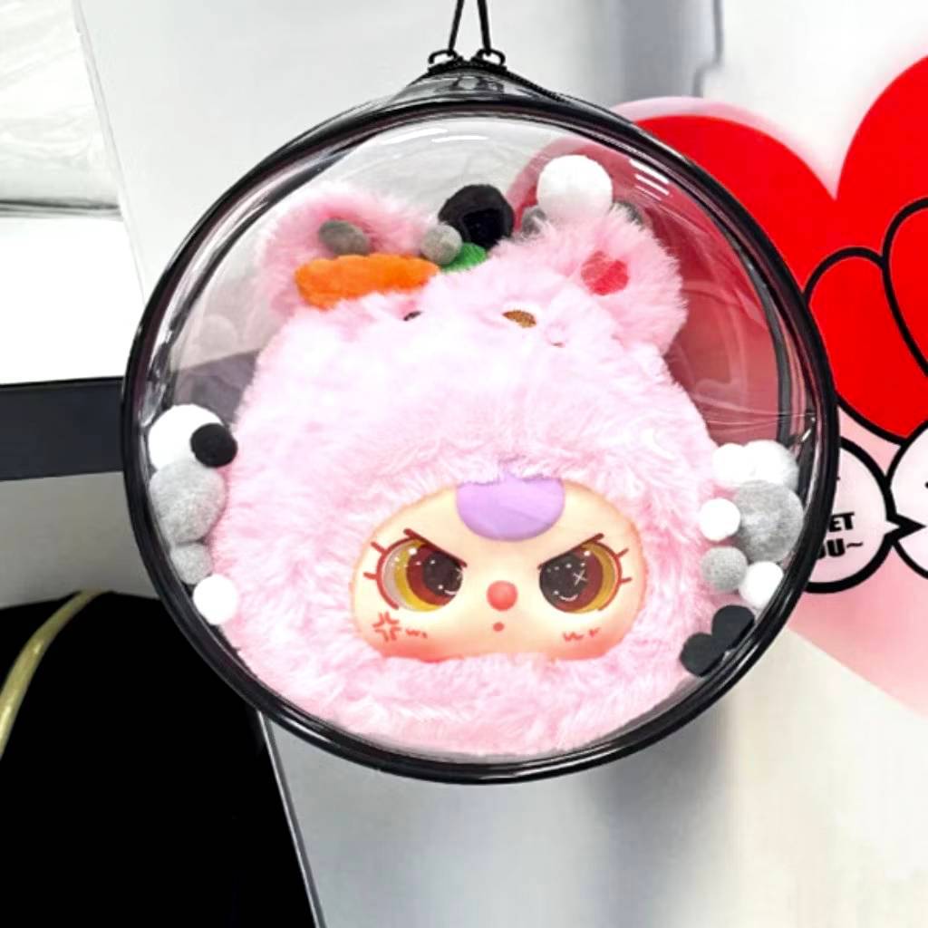 สินค้าพร้อมส่ง กระเป๋าpvc กระเป๋าพลาสติกใสใส่ตุ๊กตา กระเป๋าใสตุ๊กตา แบบใส มีซิป สำหรับตกแต่งและถนอมตุ๊กตา