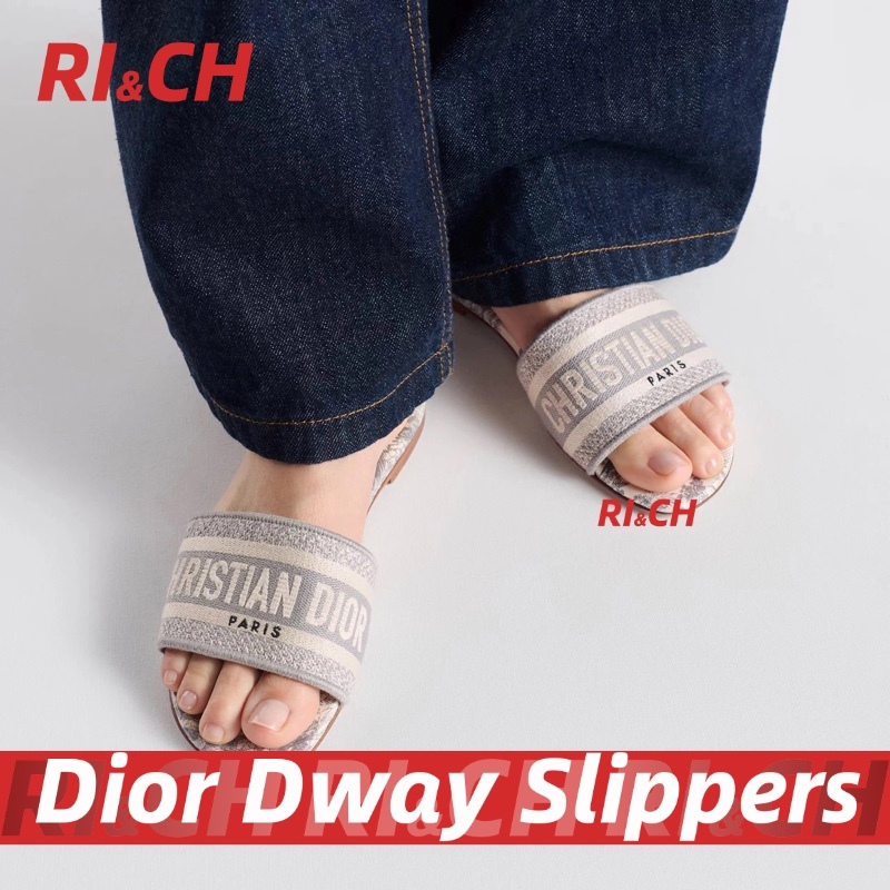 Dior Dway Slippers รองเท้าแตะ