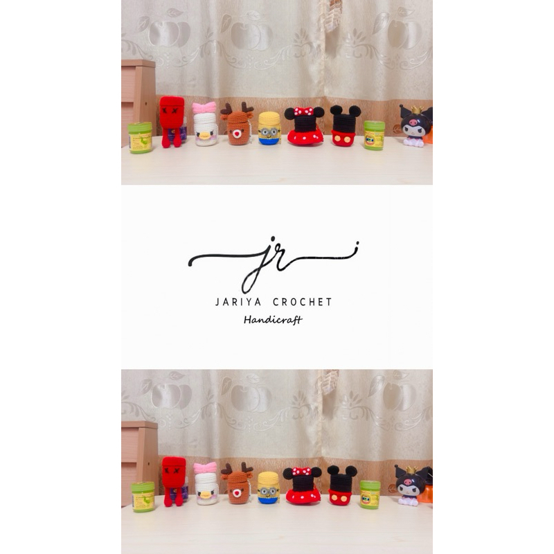 เคสยาดมหงส์ไทย เคสยาดมไหมพรม (ขนาด 25 กรัม-เฉพาะเคส) งานถักแฮนด์เมด
