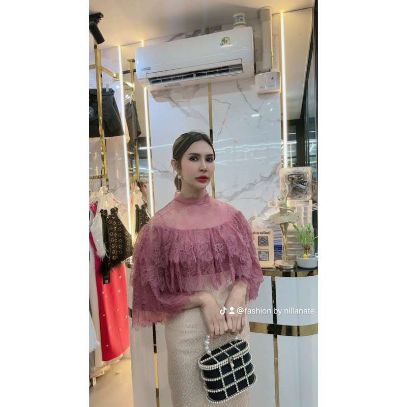 เสื้อลูกไม้เนื้อผ้านิ่ม ขายดีสุดๆในตอนนี้